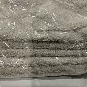 Frette Silver Hand Towels - Plush Cotton Set of 6 New in Package